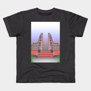 Balinese gate Kids T-Shirt